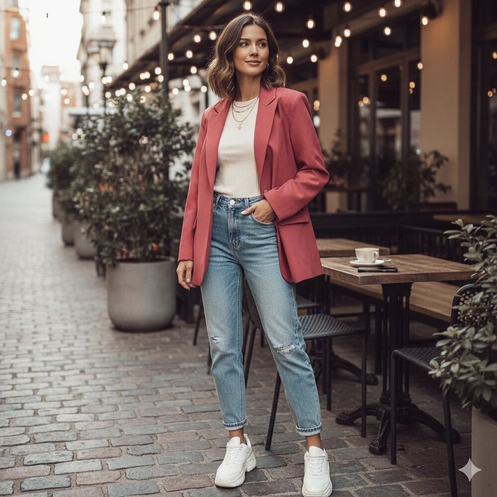 Elliatt Situate Blazer Jacket Rosewood Size Small NWT